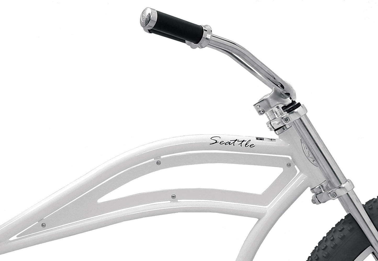 Bicicleta Micargi SEATTLE Stretch Cruiser de 26" de una sola velocidad