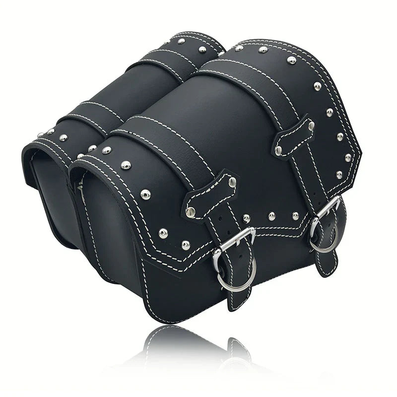 Leather Saddle Bags for M1P Electric Chopper
