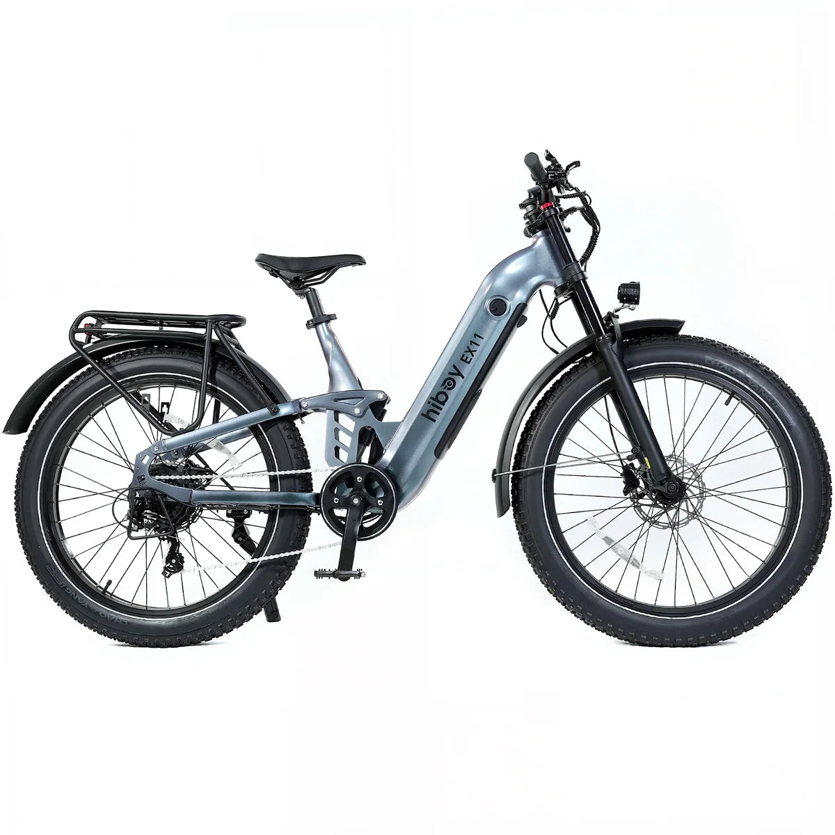 Hiboy EX11 Full Suspension Electric Bike – Light Riders Hiboy EX11 Full Suspension Electric Bike – Light Riders