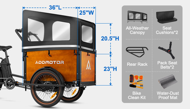 E-325 Family Electric Cargo Trike