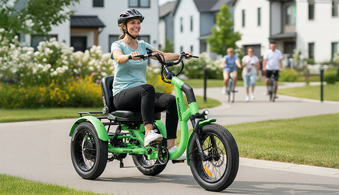Freetan M-368X Full-Suspension Semi-Recumbent eTrike
