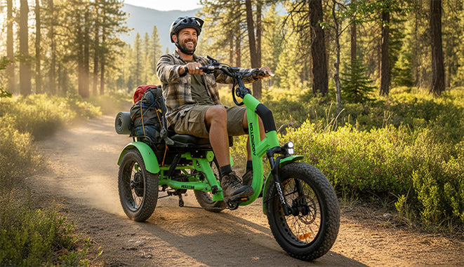 Freetan M-368X Full-Suspension Semi-Recumbent eTrike