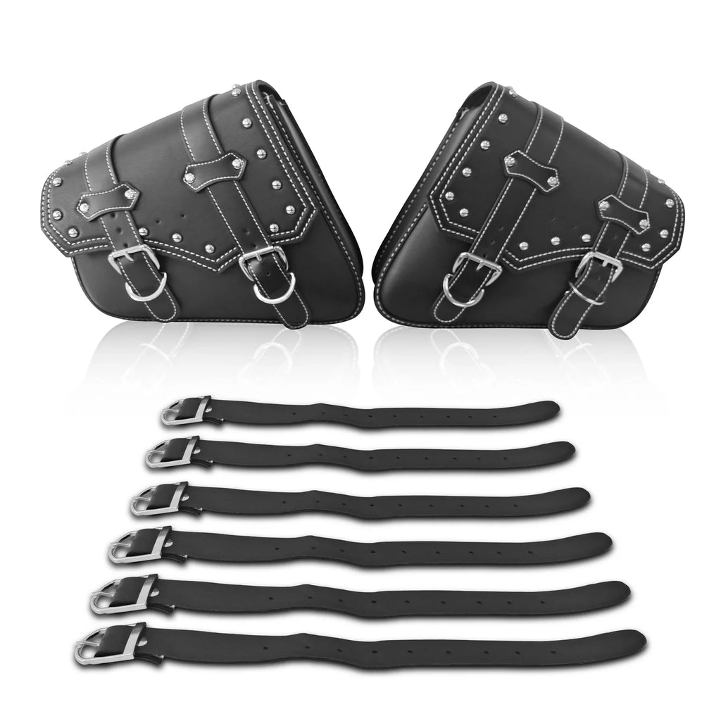 Leather Saddle Bags for M1P Electric Chopper