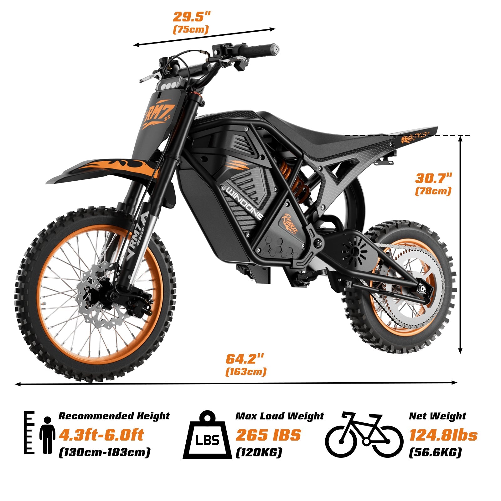 Windone RM7 Electric Dirt Bike