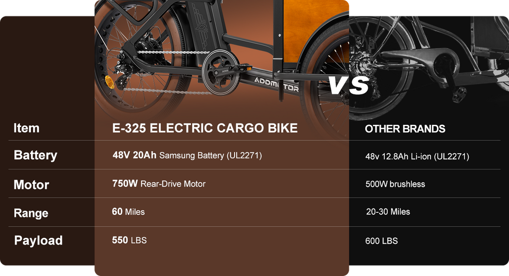 E-325 Family Electric Cargo Trike