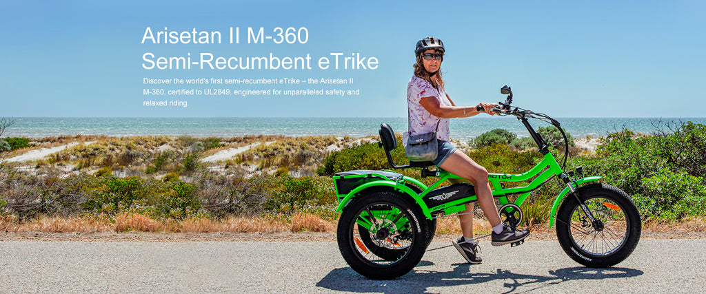Arisetan II M-360 Semi-Recumbent eTrike