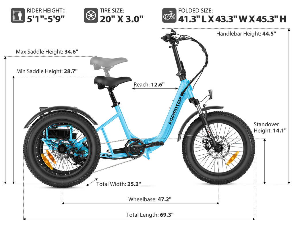 Citytan M-315 Folding eTrike