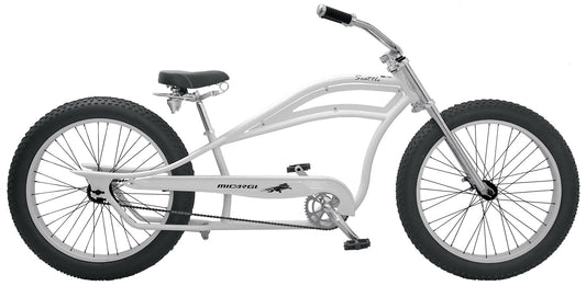 Bicicleta Micargi SEATTLE Stretch Cruiser de 26" de una sola velocidad